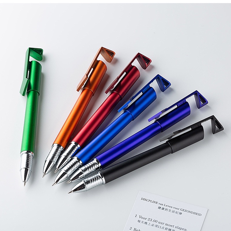(Random Color) MILANDO Gel Pen 0.5mm Stylus Pen For Tablet Ball Pen Office Stationery Customize Pen with LOGO (Type 9)