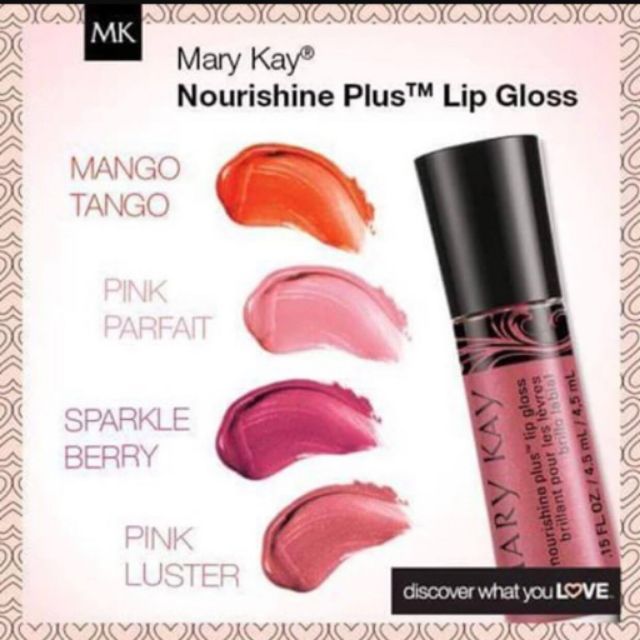 Mary Kay Nourishine Plus Lip Gloss Pink. 
