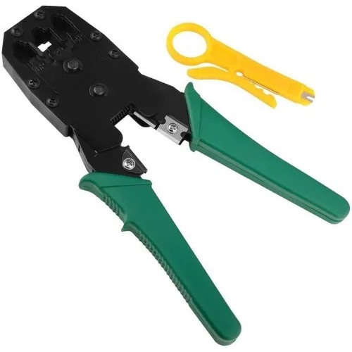 Network Crimping Tool for LAN RJ45 Cat 5 Cat 5e Cat 6 RJ11 (FOC Stripper)