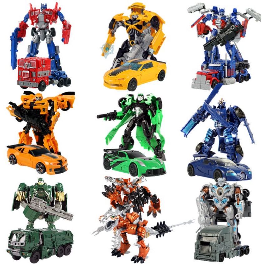 Transformers Bumblebee Kid Toy Convertible Car to Robot Toys Hound Drift Crosshair Warrior Action Figures Collectible