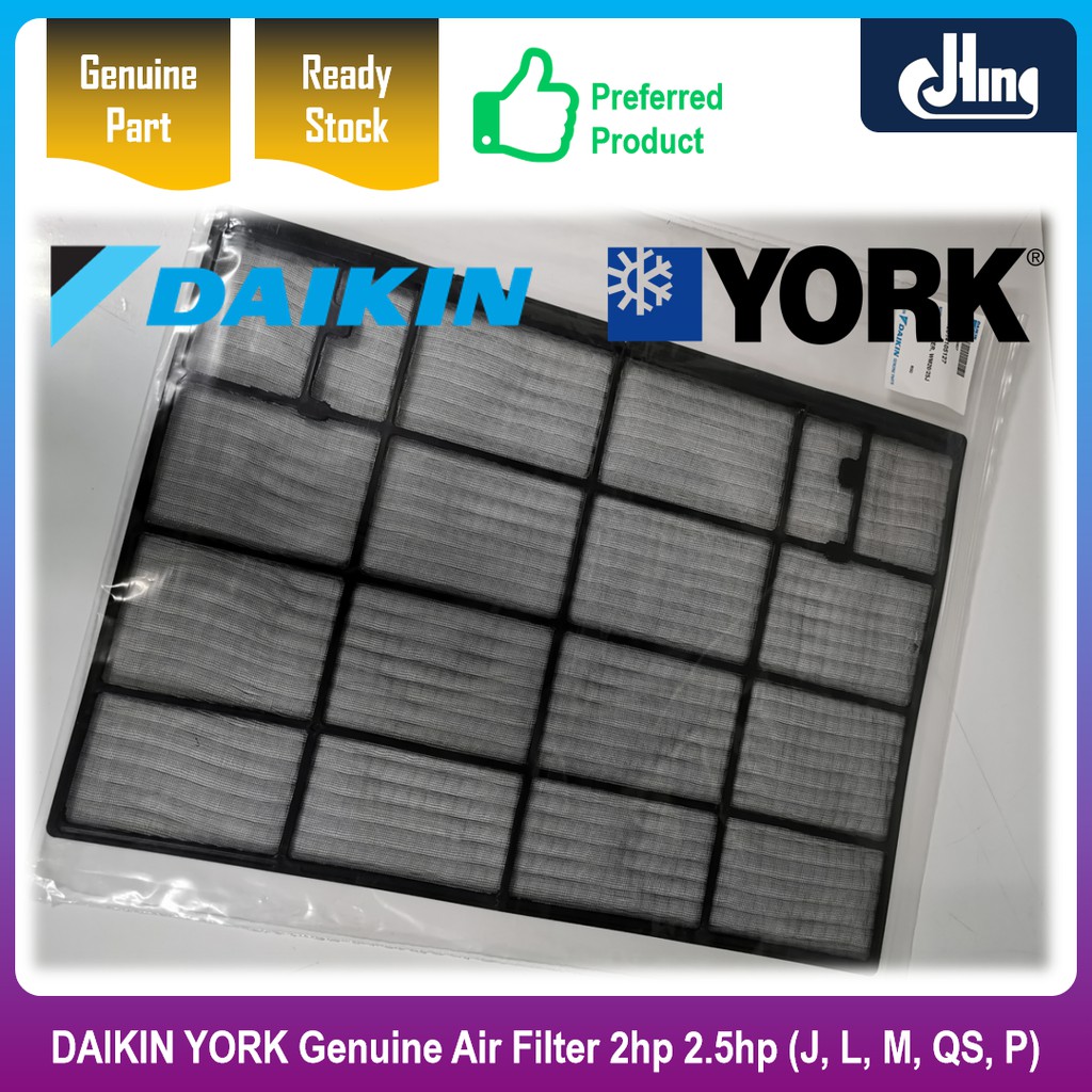 25j L M Qs 50 60p Q Air Filter Daikin York Genuine Part For Wall Mounted R Shopee Malaysia