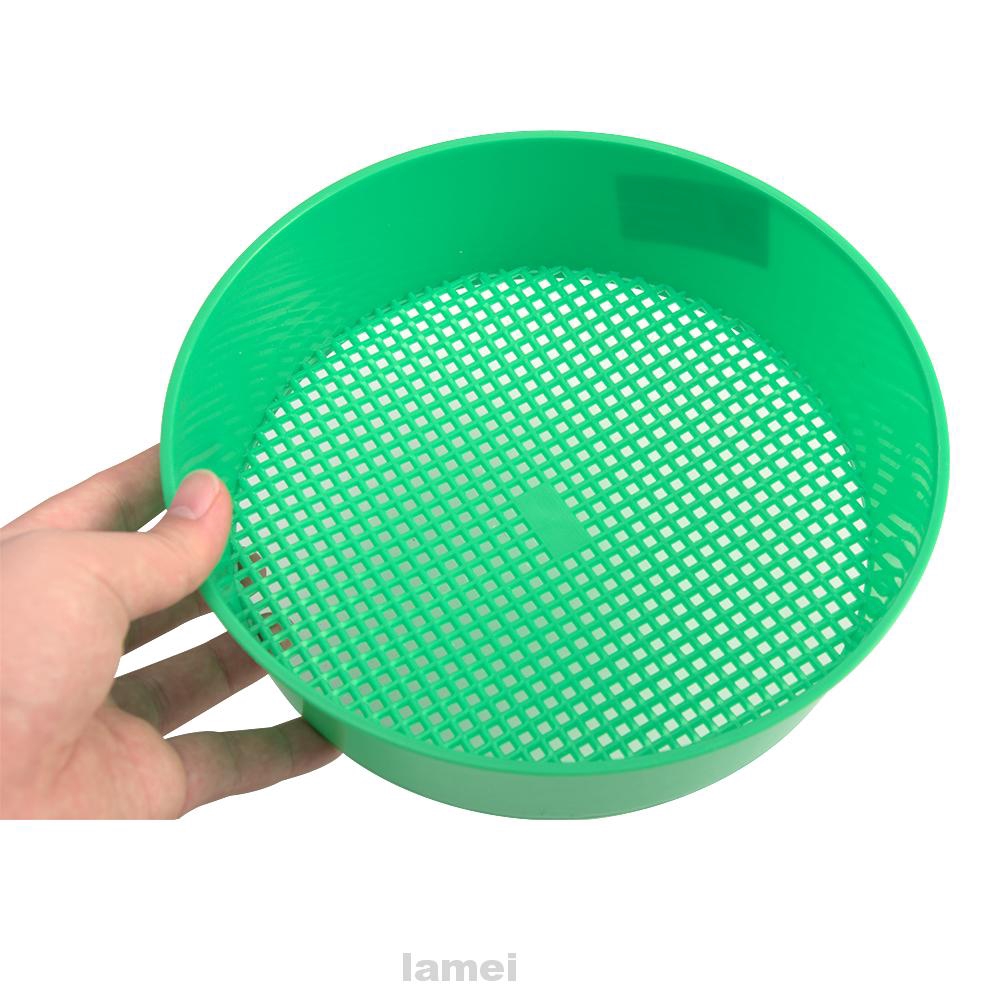 Soil Sieve Mesh Plastic Gardening Tool With Replaceable Screen For Teaching 