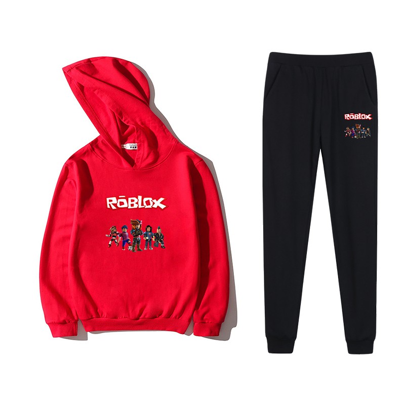 2020 Roblox Kids Cotton Hoodie Pants Boy Fashion Sets Long Sleeve Suits Boys Costuems N1 Shopee Malaysia - details about 2019 gifts roblox boy fashion casual long sleeved hoodie pant suit 2pcs