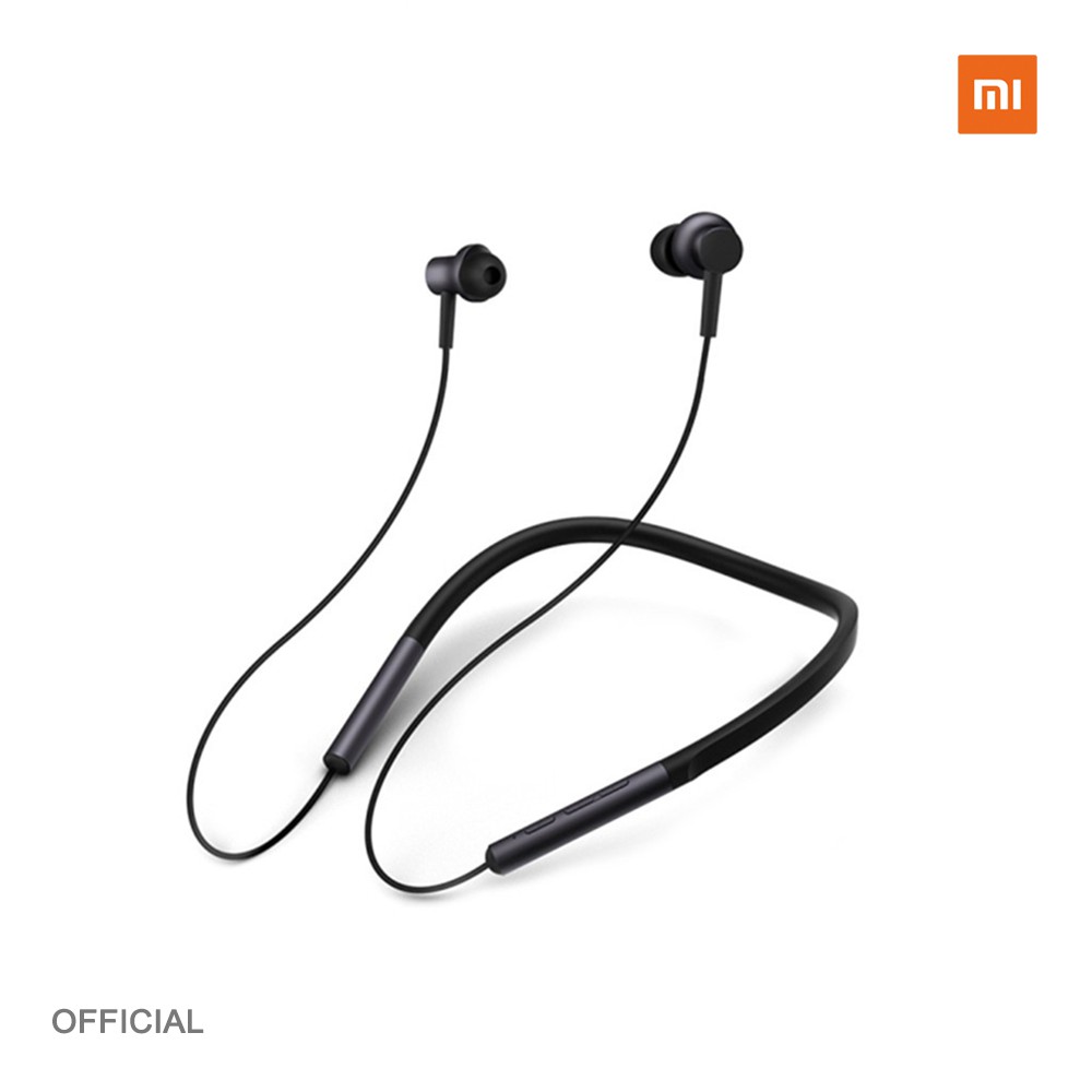 Xiaomi Mi Bluetooth Neckband Earphone Black Shopee Malaysia