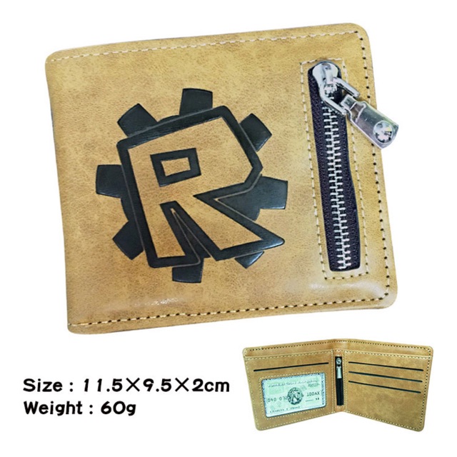 Roblox Pu Leather Short Wallet Purse Shopee Malaysia - louis vuitton wallet bag roblox