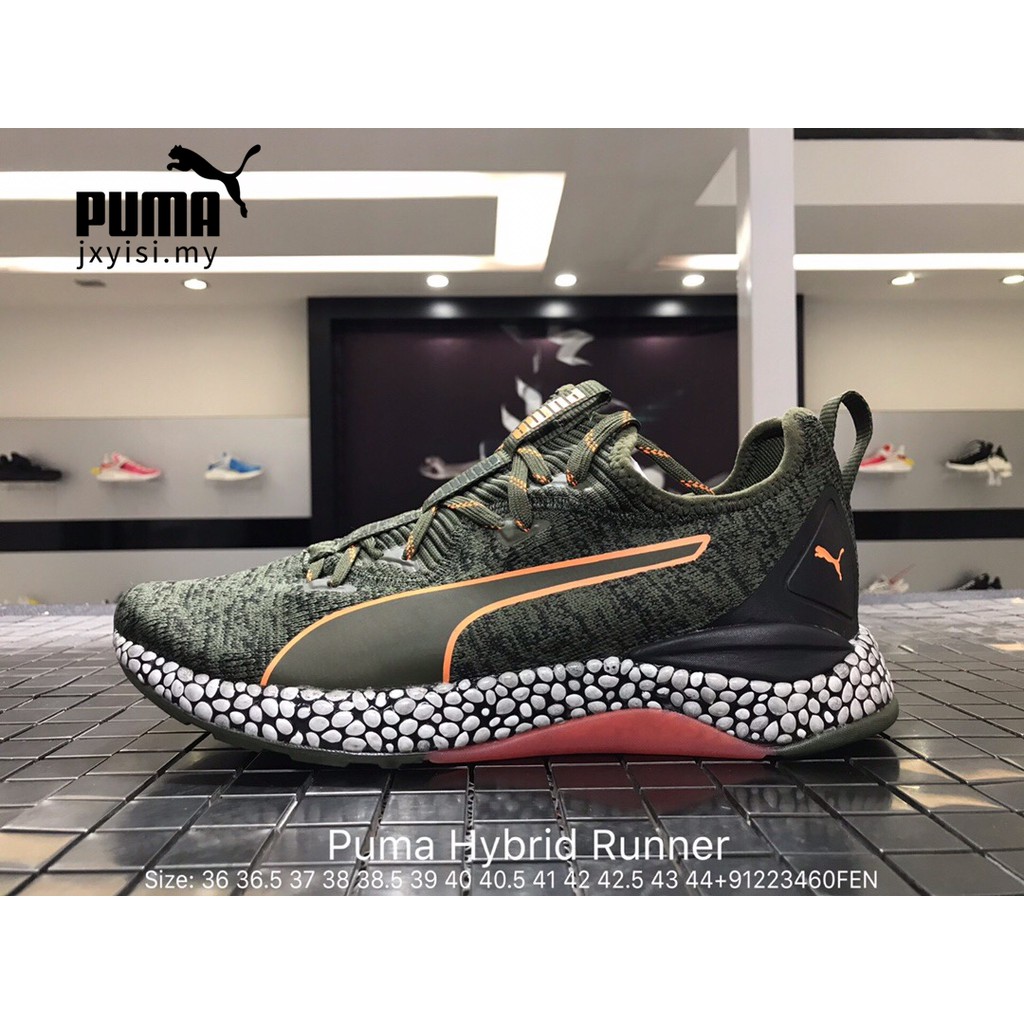 puma hybrid runner green