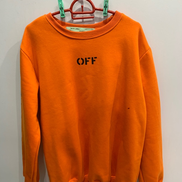 orange vlone sweater