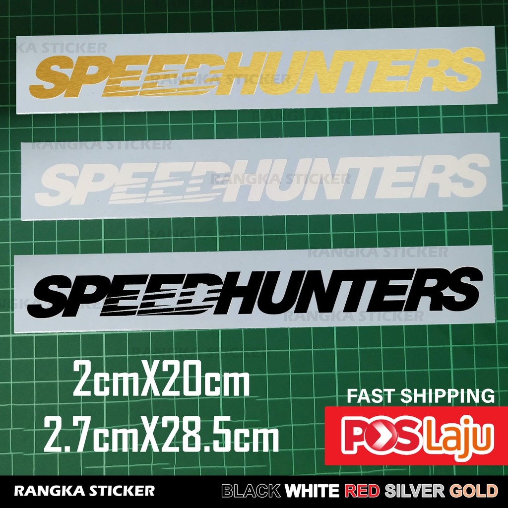 Speedhunter Sticker Motor Kereta Civic Accord Vios Y15 Bezza Myvi 