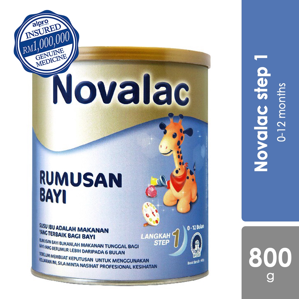 Novalac Infant Formula Step 1 800g Shopee Malaysia