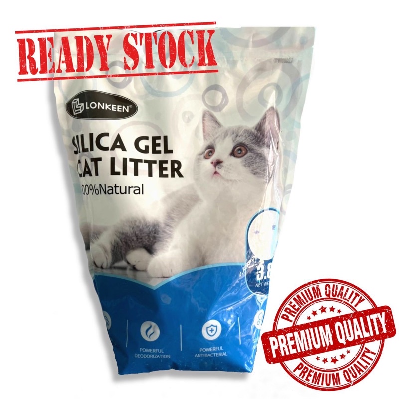 Crystal Lonkeen Silica Gel Cat Litter 3.8 litre/1.6 kg