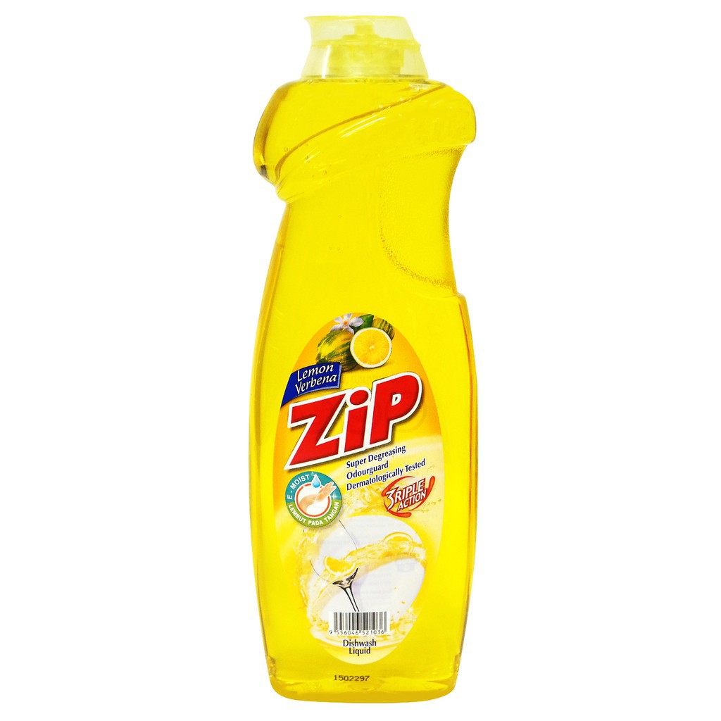 Zip Dishwashing Liquid/Pencuci Pinggan [900ML] - Lemon / Lime / Ginger Tea / Sea Salt
