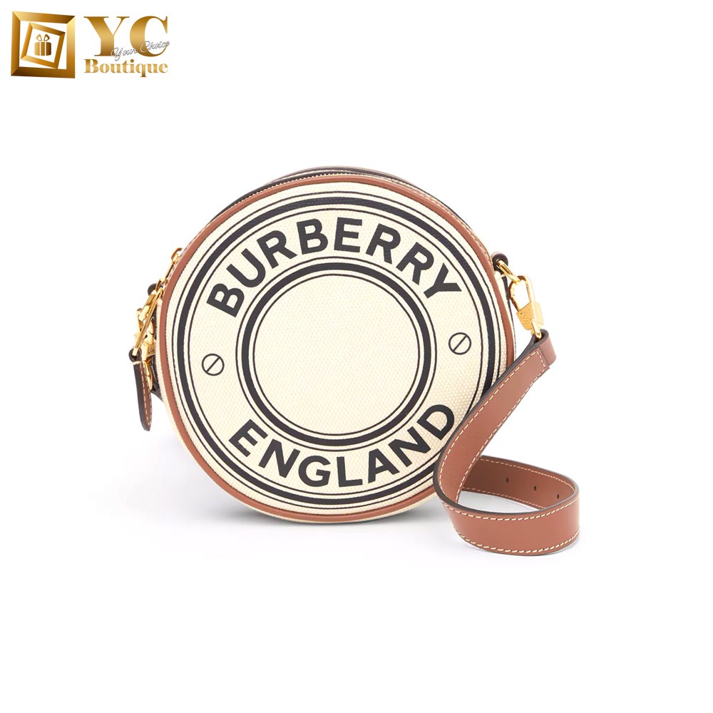 Burberry Logo Graphic Canvas And Leather Louise Crossbody Bag for Women in  Natural - 8051847-NATURAL | Shopee Malaysia