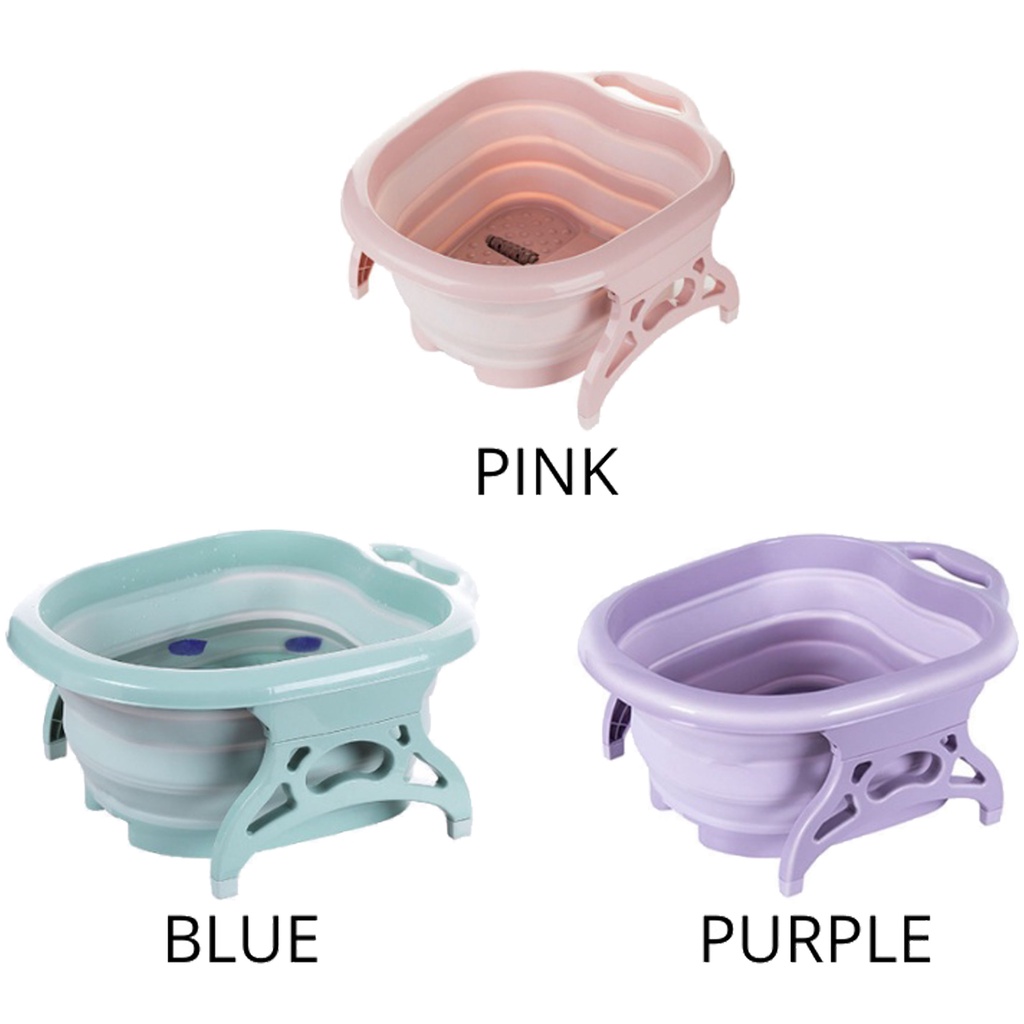 Foot Tub Foldable Spa Pedicure Buckets Hot Water POT Massage Bath Soak