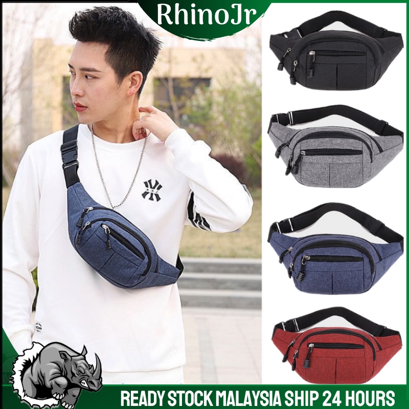 PSB20 RhinoJr ReadyStockMalaysia Panda Bag Lelaki Waist bag men Men bag ...