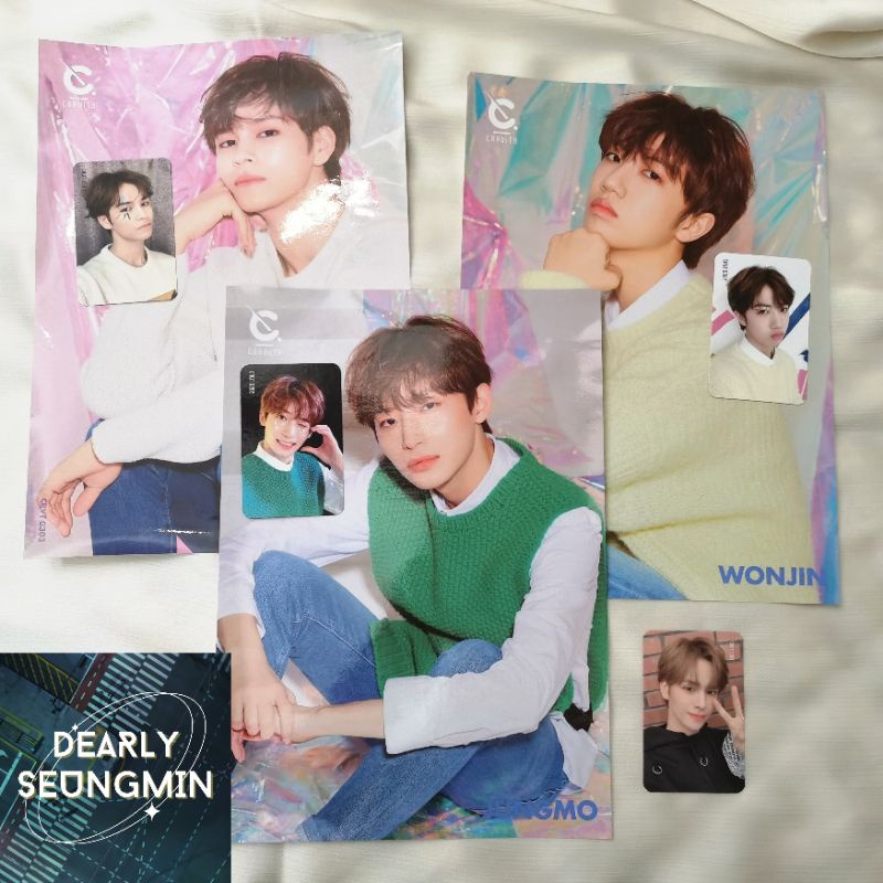 CRAVITY SERIM JUNGMO WONJIN OFFICIAL PHOTOCARDS PC POSTER FANSHIP HIDEOUT REMEMBER WHO WE ARE