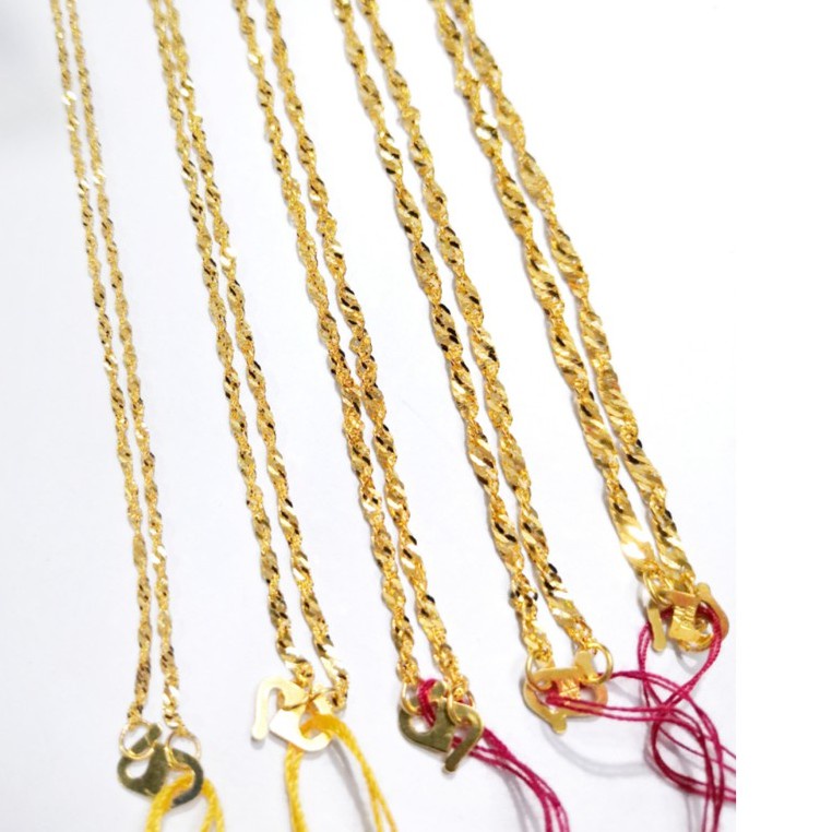 Emas 916 Rantai Leher Gila-gila / Gold 916 Necklace NS01/NK08