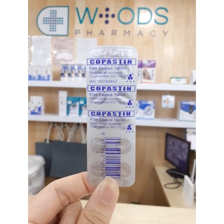 WOODS PHARMACY COPASTIN 10mg TABLETS PER STRIP COUGH UBAT BATUK