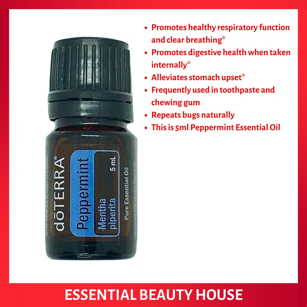 [Ready Stocks In Malaysia] Doterra Essential Oil Peppermint 5ml ...