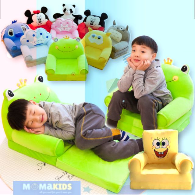 Foldable Cartoon Sofa for Kids 3-6 Ages 2 Layer Sofa Lipat 2 Layer Kanak  Kanak | Shopee Malaysia