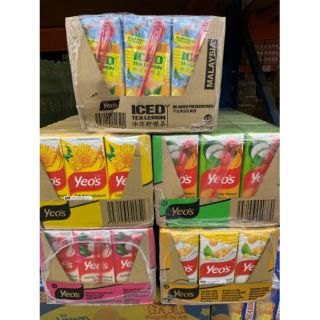 Air Kotak Yeos 24 kotak / 1 Carton Yeo's Packet Drinks 250ml x 24s 1ctn