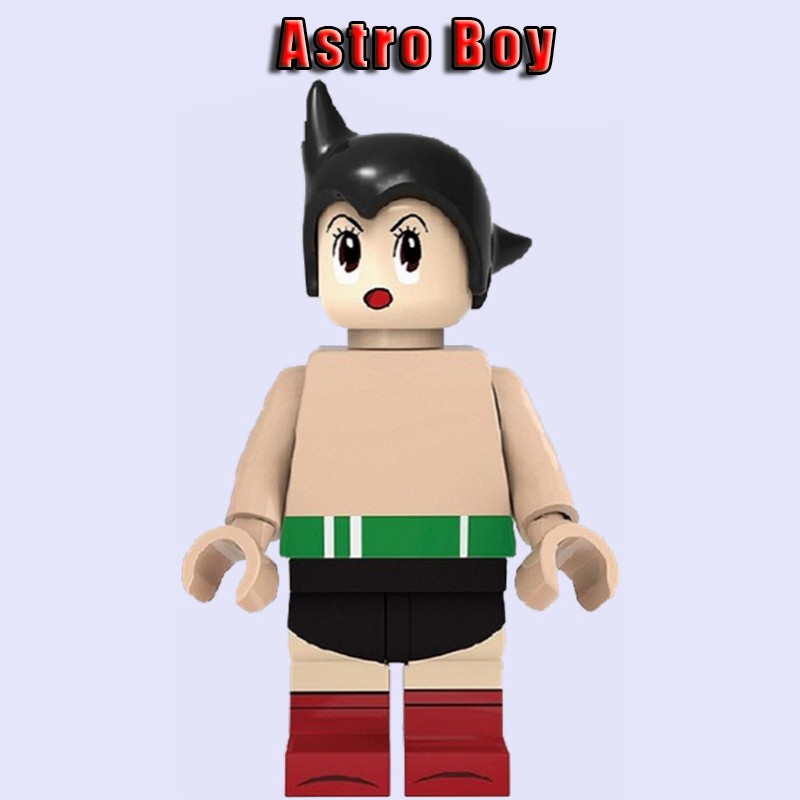 Legoing Super Heroes Cartoon Movie Astroboy Minifigures Tetsuwan Atom Building Blocks Kids Astro Boy Game Toys Figures Shopee Malaysia