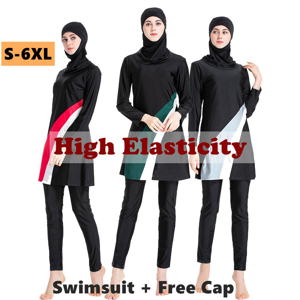 swimming suit muslimah plus size