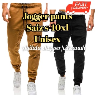 [S-6XL] JOGGER PANT H.M murah Saiz S-10XL(28-54 waist) men & women free🎁