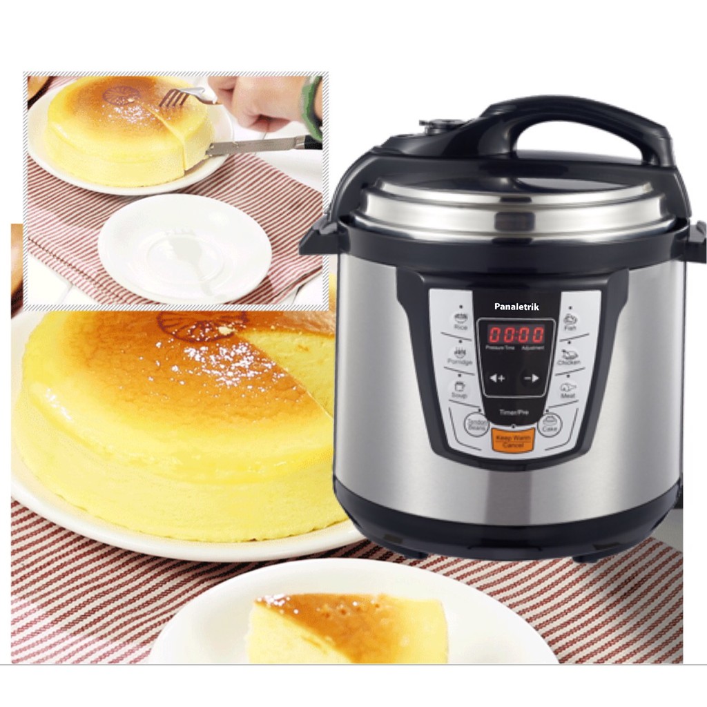 Panaletrik Electric Pressure Cooker Multi Cooker Rice Cooker 6L Periuk Nasi Elektrik Periuk Serbaguna Periuk Tekanan