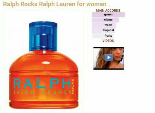 ralph lauren rocks perfume
