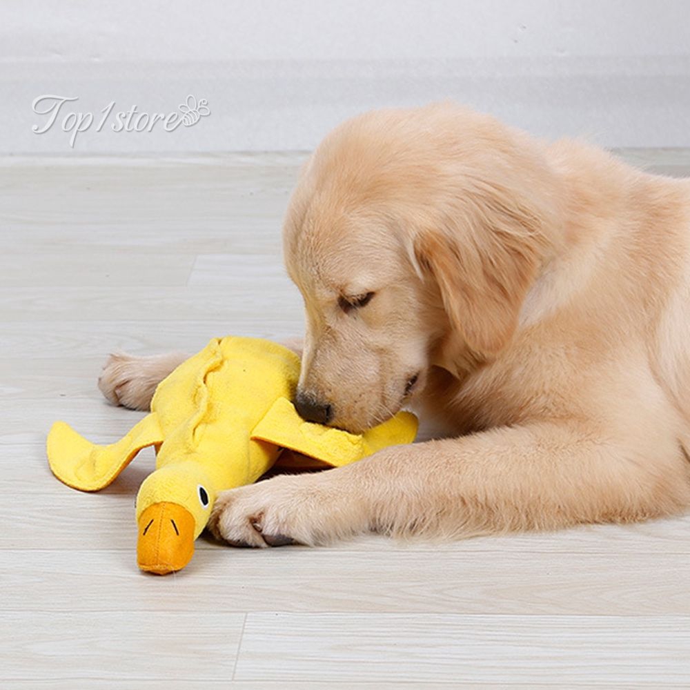 Dog Bites Duck Figurine Training Sniffing Pet Supplies Puzzle Leaking Toys Top Shopee Malaysia