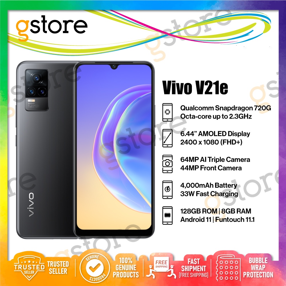 Vivo V21e [8GB RAM + 128GB ROM] - Original Vivo Malaysia | Shopee Malaysia