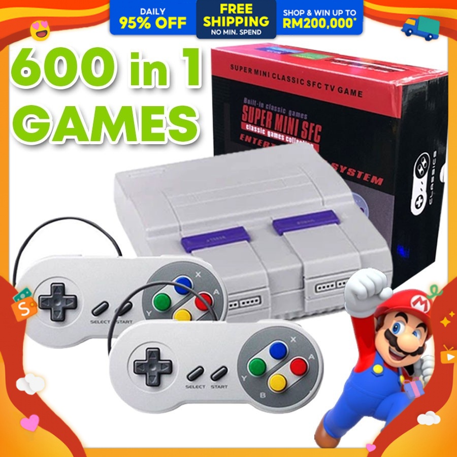 Classic Games Handheld TV Game Retro 660 in 1 SFC Machine Mini Builtin