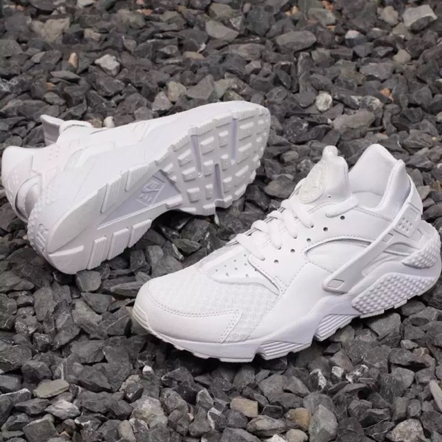 triple white huarache mens