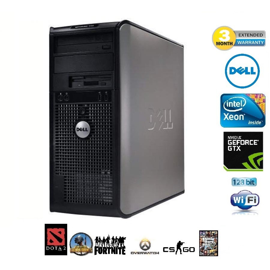 Dell Optiplex Xeon Dual Core 3 00ghz 6m 4gb Ram Nvidia Gts 450 128 Bits 1gb Shopee Malaysia