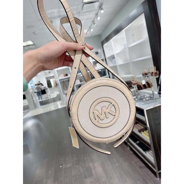 PREORDER) MICHAEL KORS - AIDY SMALL CANVAS AND CROCODILE EMBOSSED CANTEEN  CROSSBODY BAG 35T1GUWC0C | Shopee Malaysia