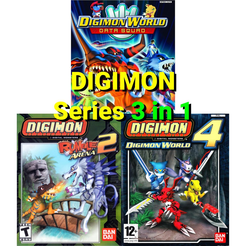  PC  DIGIMON Series 3 in 1 Digital Download  Shopee  