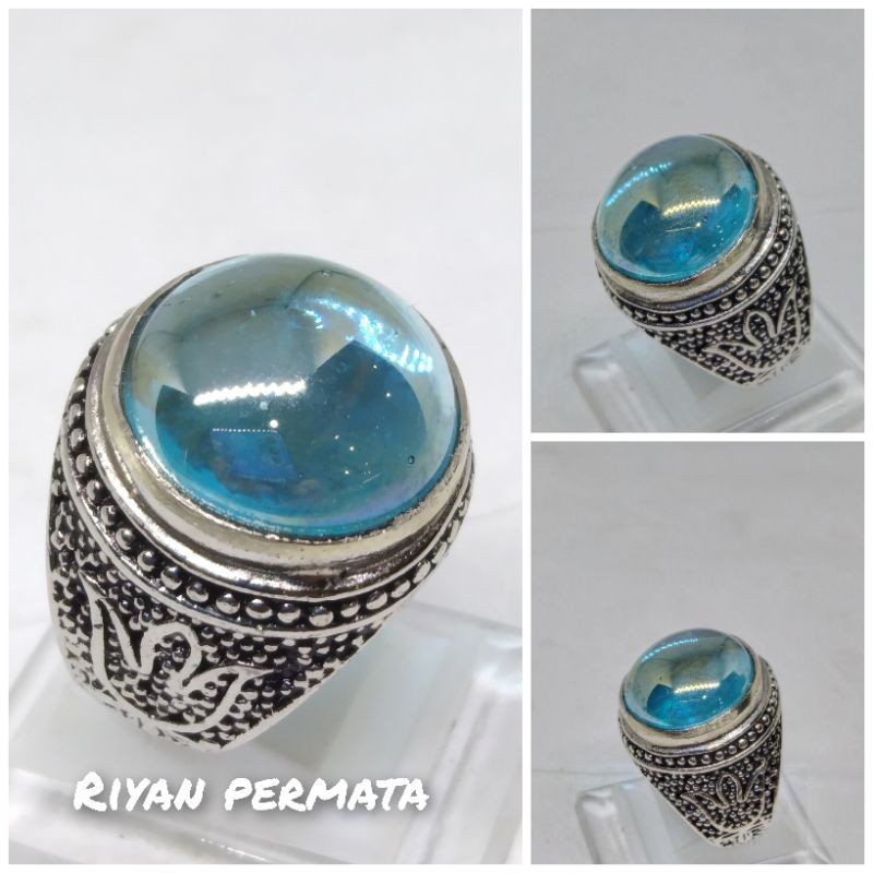 Buy Blue Topaz Gemstone Ring  SeeTracker Malaysia