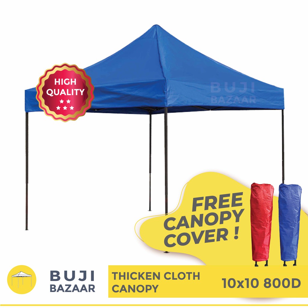 High Quality 10x10 Heavy Duty Canopy SET Tent Kanopi 800D High Quality 10x10 Heavy Duty Canopy SET Tent Kanopi 800D