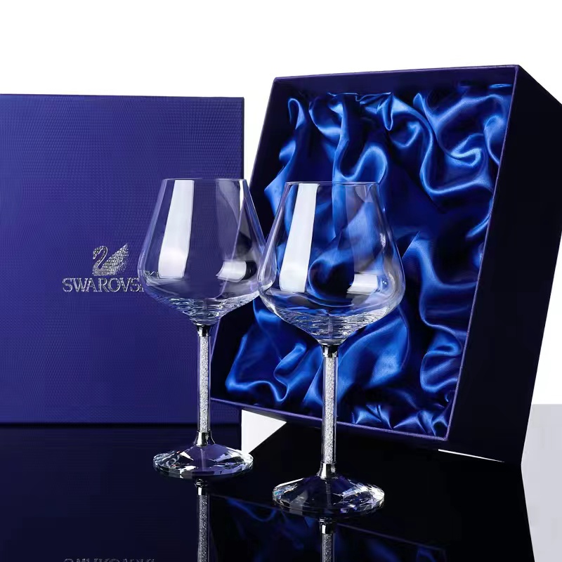 Ready Stock][ 2PCS Swarovski Crystal Diamond Red Wine Glass Set Household Wine  Glass Champagne Glass Goblet Luxury Wine Glass Holiday Wedding Gift  Shopee Malaysia