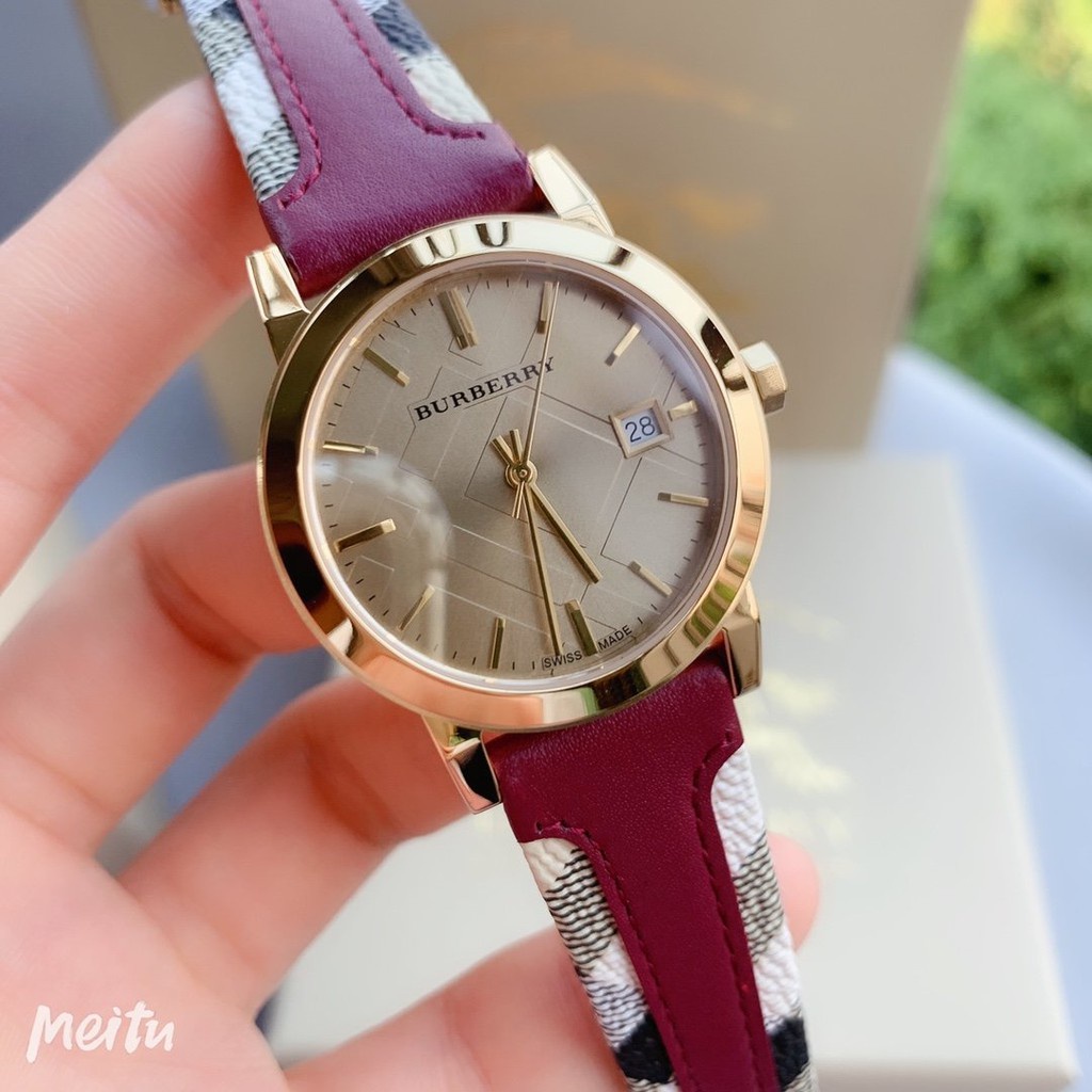 Original BU9111 -34mm BU9017 -38mm Brand watches Burberry Ladies Watch |  Shopee Malaysia