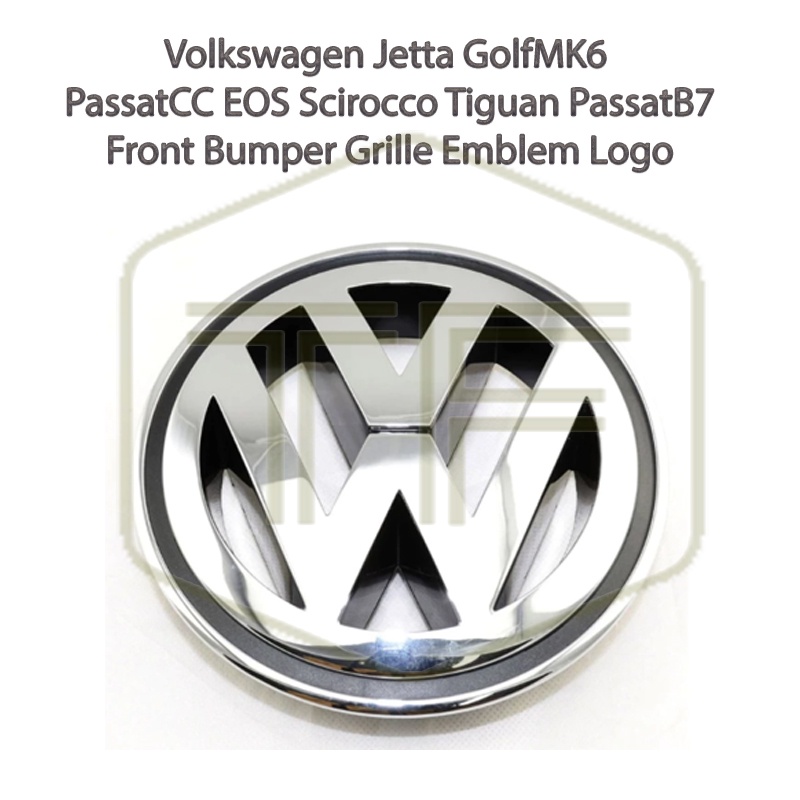 Front Grille Volkswagen Emblem Logo for Volkswagen PassatCC PassatB7 GolfMK6 Jetta Scirocco