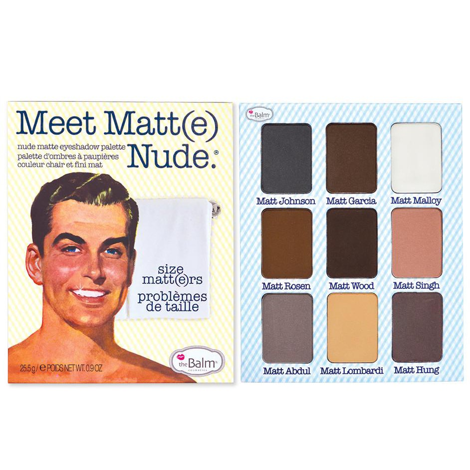 [ORIGINAL] MEET MATTE NUDE SIZE MATTERS PALETTE - theBalm Cosmetics