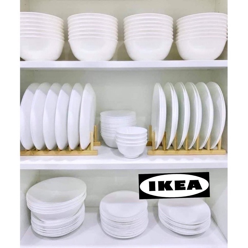 𝗥𝗘𝗔𝗗𝗬 𝗦𝗧𝗢𝗖𝗞‼️ORIGINAL IKEA OFTAST Tempered Glass Dinner Plate White