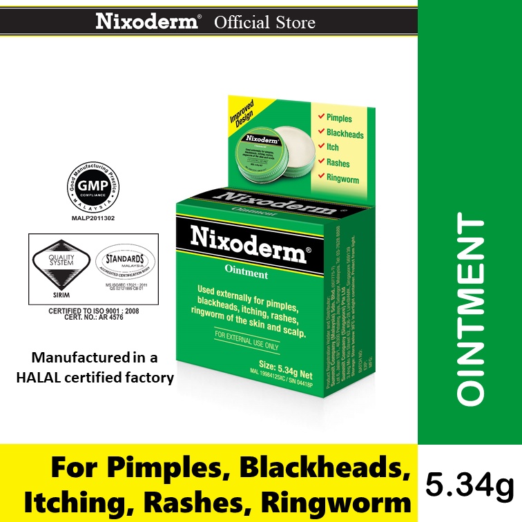 Nixoderm Ointment (5.34g)  EXP: Oct 2025