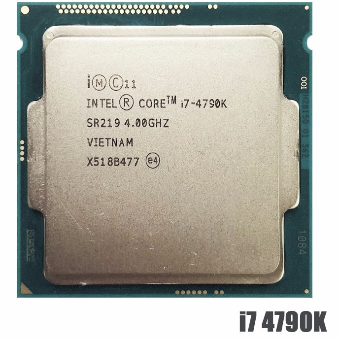 Intel Core I7 4790k I7 4790k Quad Core Eight Thread Cpu Processor w 8m Lga 1150 Shopee Malaysia