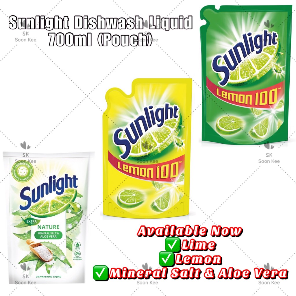 Sunlight Dishwashing Liquid 700ml Nature Refill Pack Shopee Malaysia