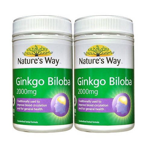 Nature's Way Ginkgo Biloba 2000mg 2 X 100s / 100s (Exp 11/2021
