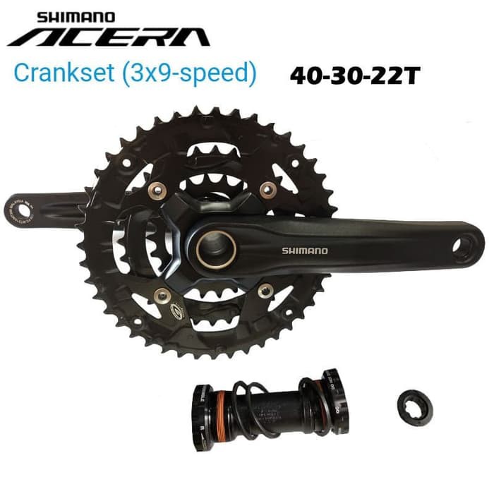 Chainring Crank Hollowtech Acera Crankset Acera Mt300
