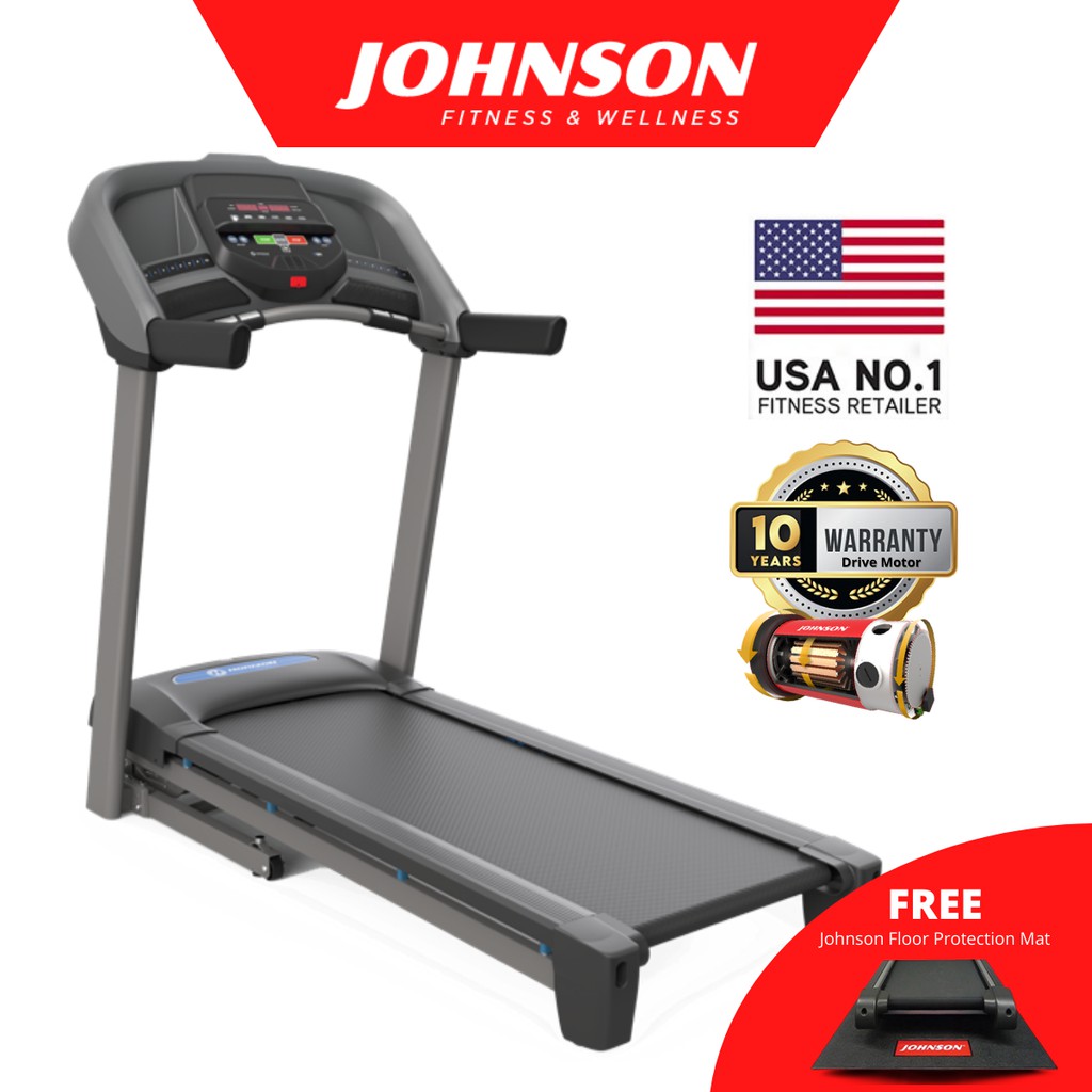Johnson Fitness Horizon T101 Treadmill Shopee Malaysia