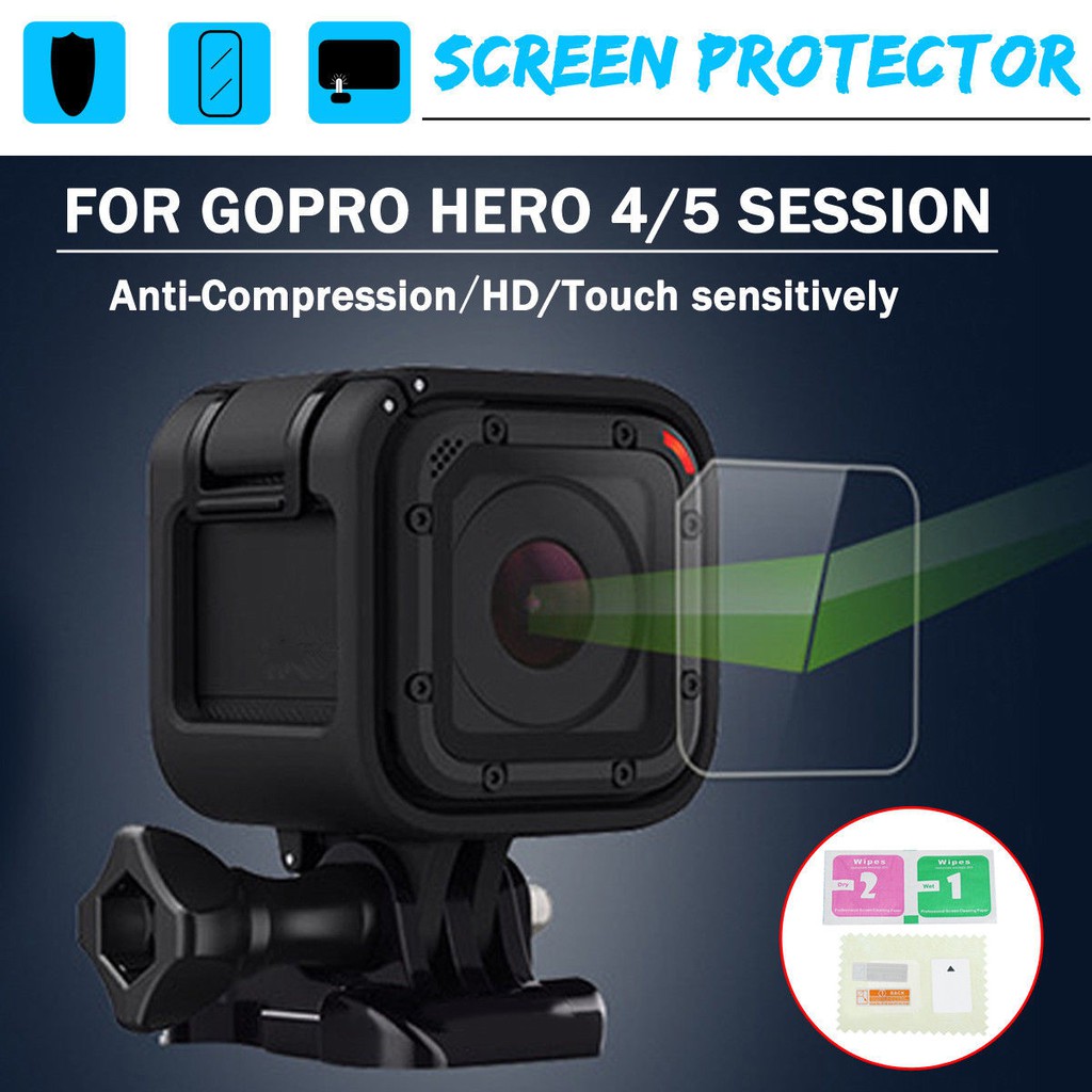 Explosion Proof Screen Protector For Gopro Hero4 5 Session Camera Accessory Ly Shopee Malaysia